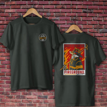 Leave It On The Fireground Firefighter Shirt | Gettin' Salty