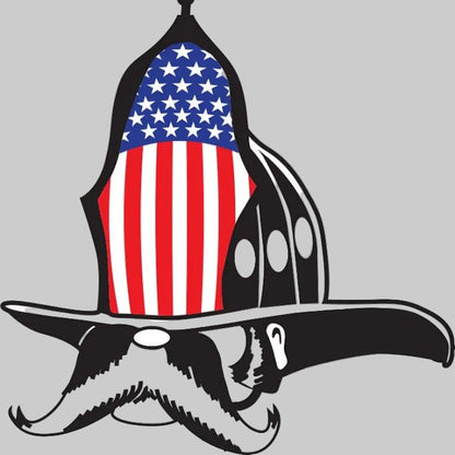 Classic Salty Dog Flag Firefighter Sticker