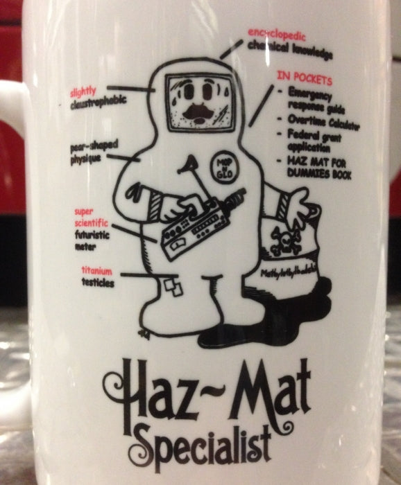Haz Mat Ceramic Coffee Mug | Firefighter Gift