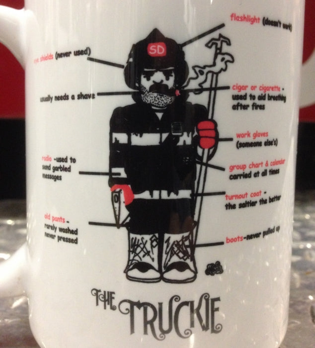 Truckie Coffee Mug | Firefighter Coffee Mug