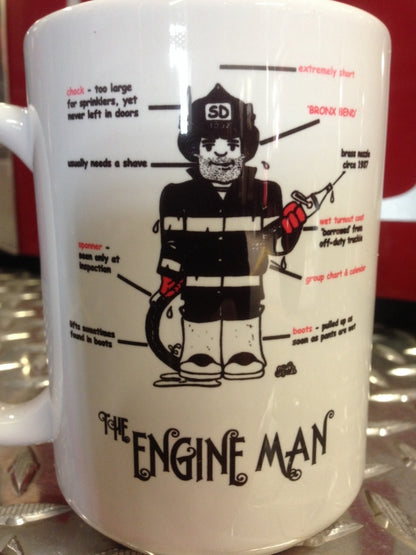 Engine Man Mug | Firefighter Coffee Mug