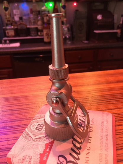 Historic Chrome Fire Hose Nozzle Bottle Opener | Firefighter Bottle Opener