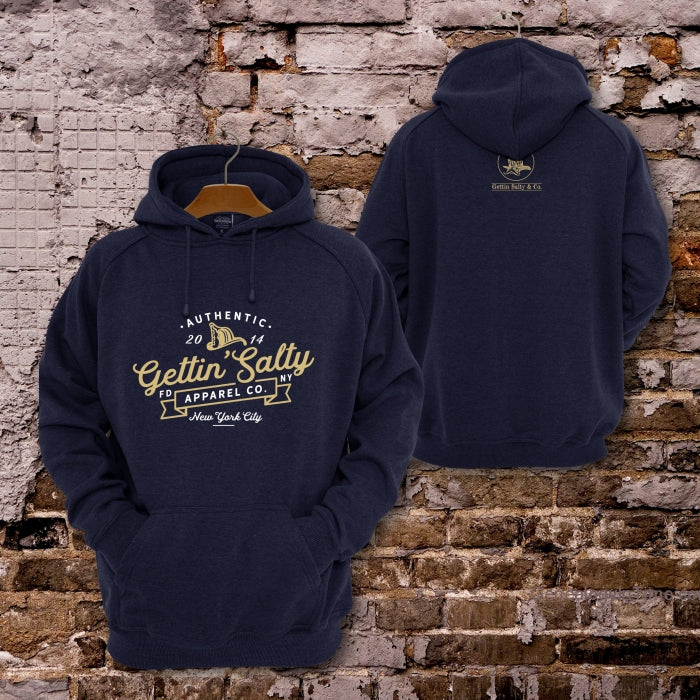 Trademark Gettin Salty Hoodie Sweatshirt, Navy