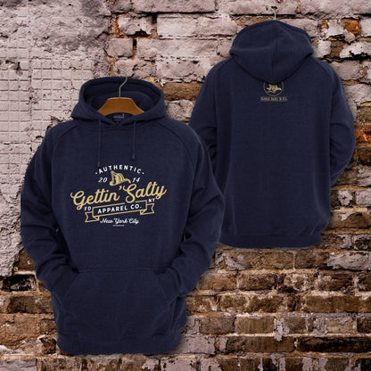 Trademark Gettin Salty Hoodie Sweatshirt, Navy