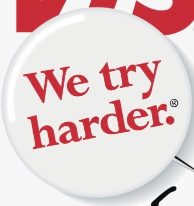 We Try Harder Helmet Decal