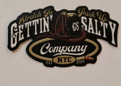 Stretch In and Pack Up Helmet Decal-Closeout