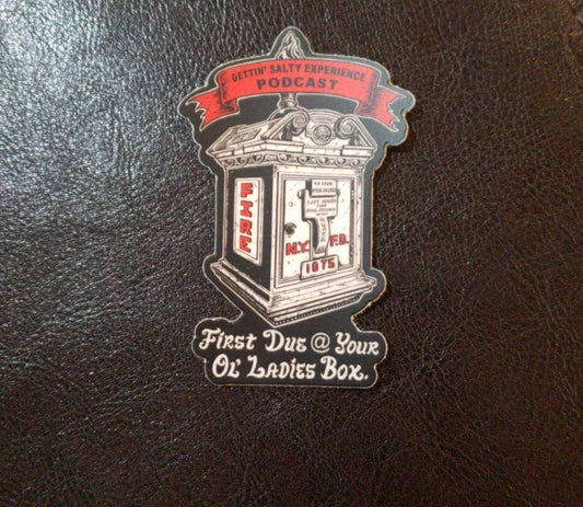 Your Old ladies Box Helmet Decal