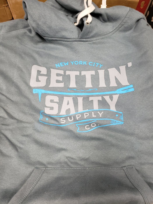Gettin Salty Vintage Marine Hoodie Sweatshirt alternate view