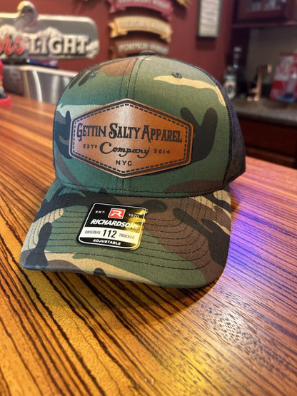 Firefighter Hat | Richardson 112 Camo Trucker Cap | Gettin' Salty