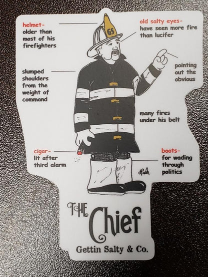 Gettin Salty Chief Decal