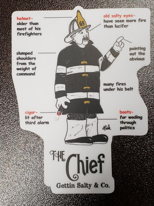 Gettin Salty Chief Decal