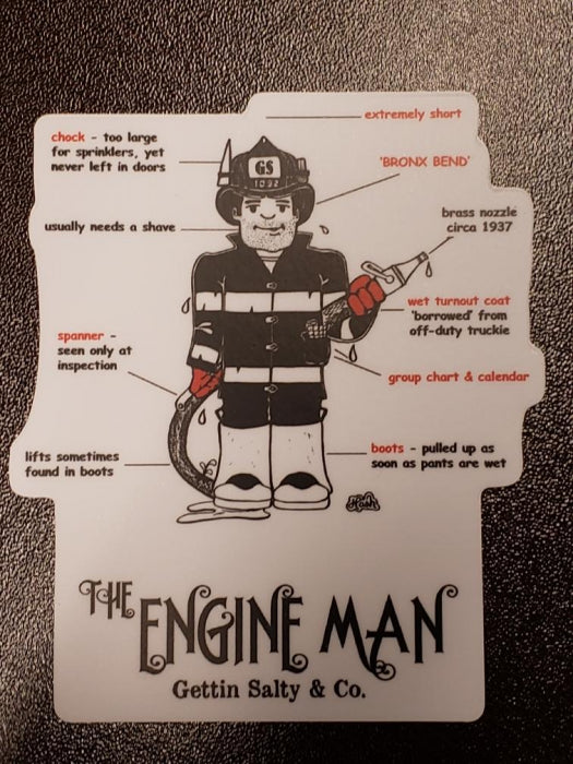 Gettin Salty Engineman Decal
