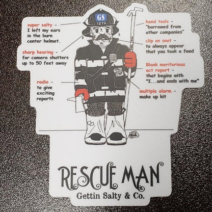 Gettin Salty Fireman Decal Combo Pack