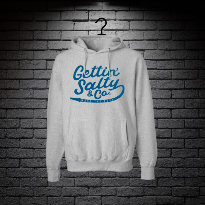 Gettin Salty Vintage Grey Hoodie Sweatshirt