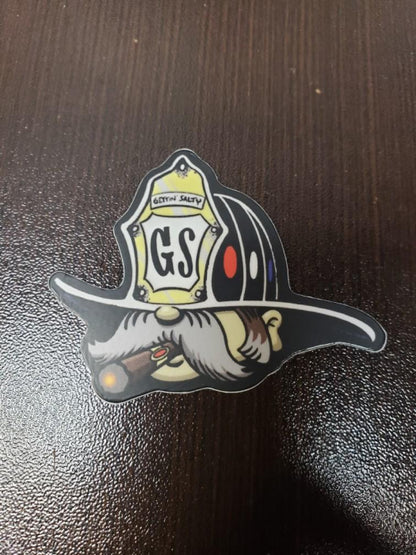 Classic Gettin Salty Dog Cigar Sticker