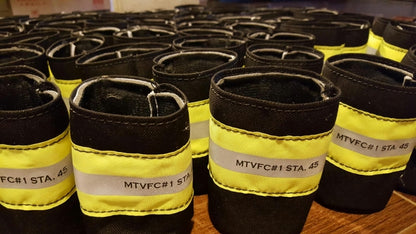 Bunker Gear Style Koozie