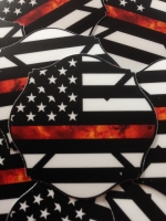 Thin Red Line Firefighter Maltese Cross