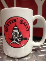 Gettin Salty Red Ceramic Coffee Mug