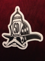 Classic Salty Dog Helmet Decal