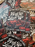Hook Up and Look Up Helmet Decal-Closeout