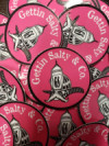 Gettin Salty Pink Helmet Decal