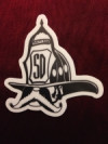 Classic Salty Dog Helmet Decal