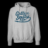 Gettin Salty Vintage Grey Hoodie Sweatshirt