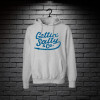 Gettin Salty Vintage Grey Hoodie Sweatshirt